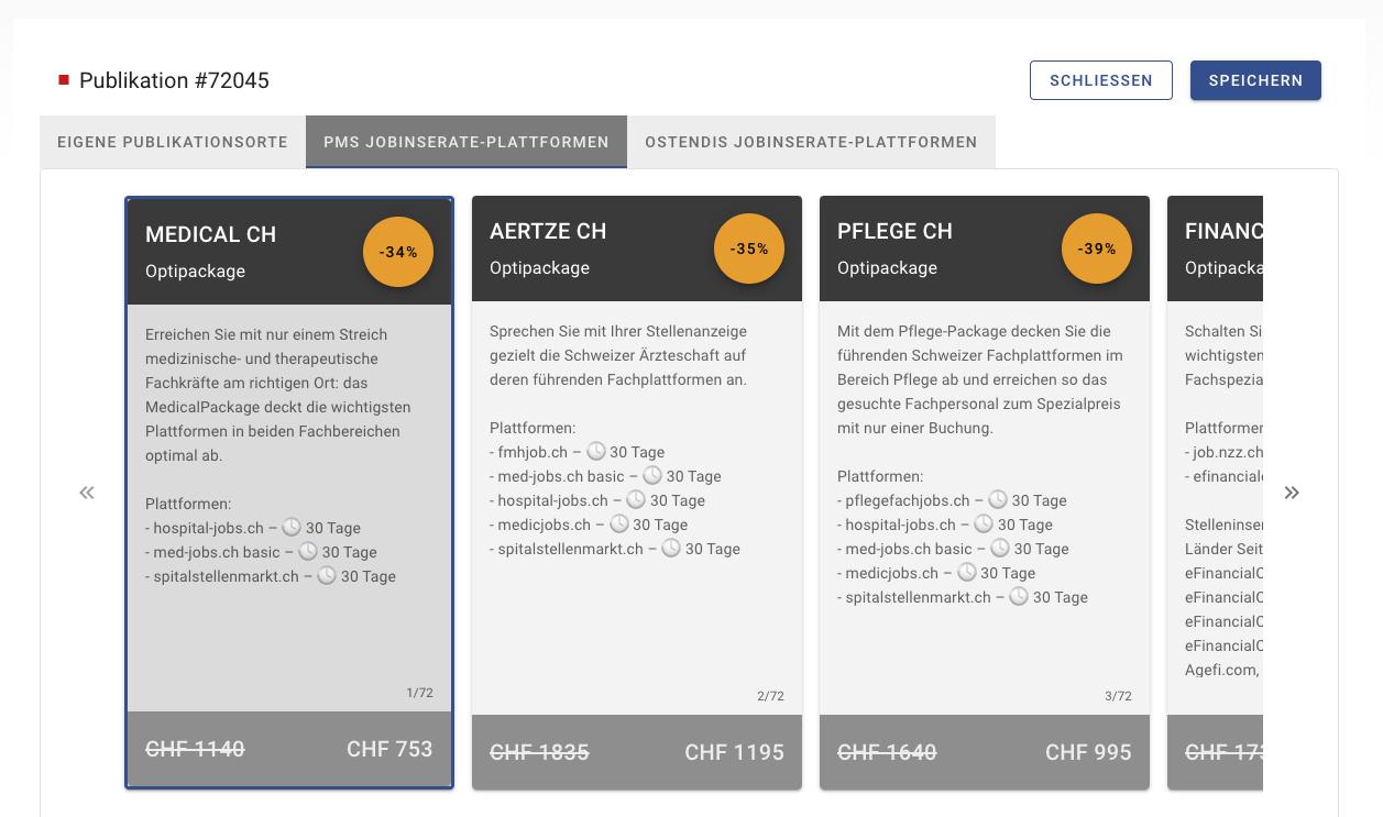 Ostendis Schnittstelle zu Prospective - E-Recruiting